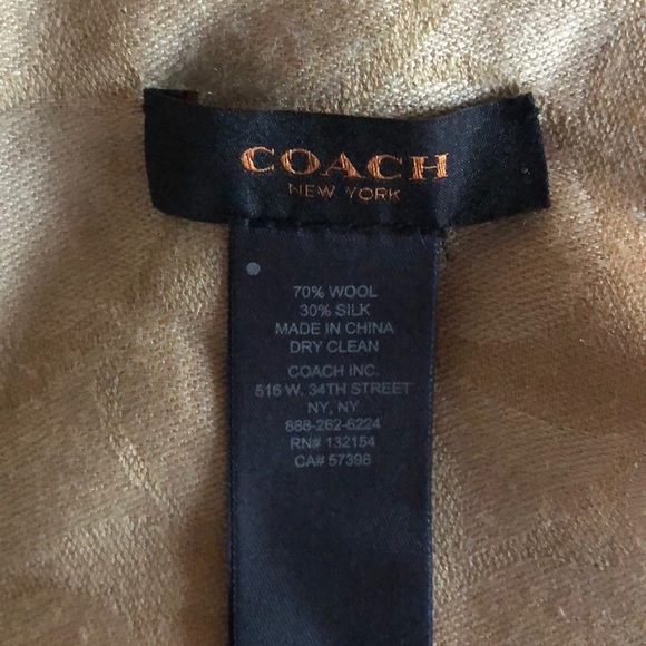 Coach scarf - Picture 2 of 4